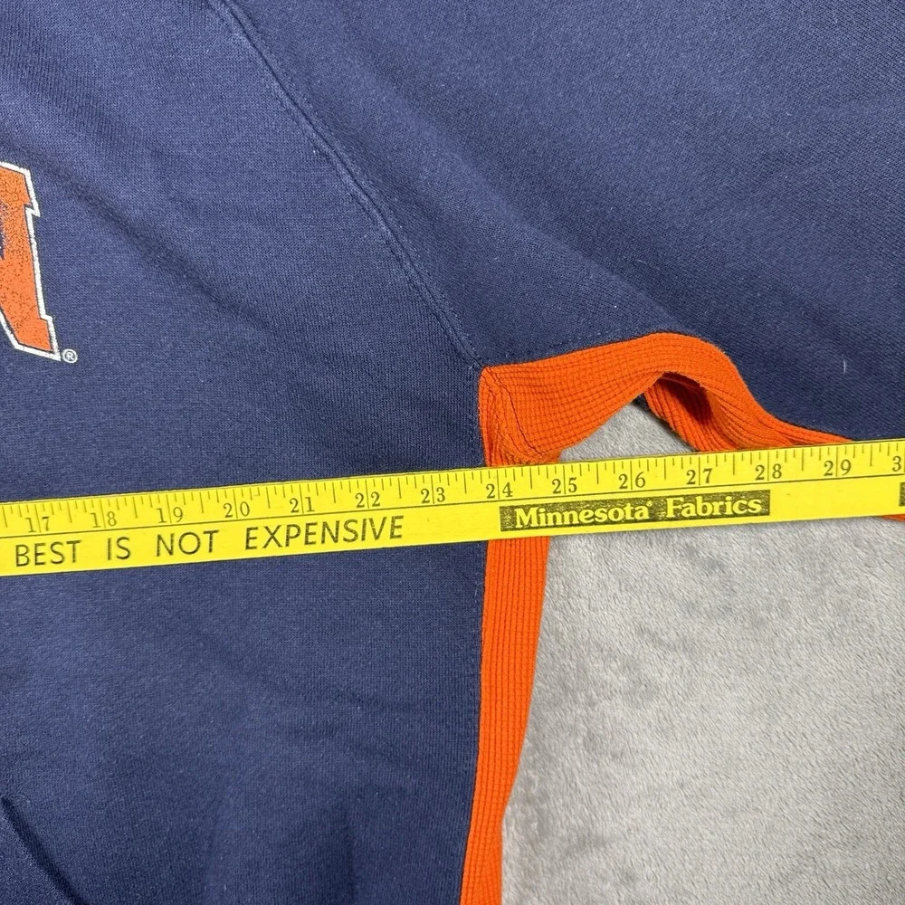 Vintage Auburn Tigers 90s Y2K Hoodie Blue Orange‎ 2XL NCAA Soffe